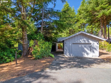 Grab a slice of Oregon Coast paradise in this stunning home on Salishan Spa and Golf Resort in Oregon - for sale on GolfHomes.com, golf home, golf lot