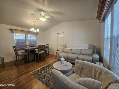 Spacious and elegant, this 2-bedroom, 2-bathroom home boasts a on Viewpoint Golf Resort in Arizona - for sale on GolfHomes.com, golf home, golf lot