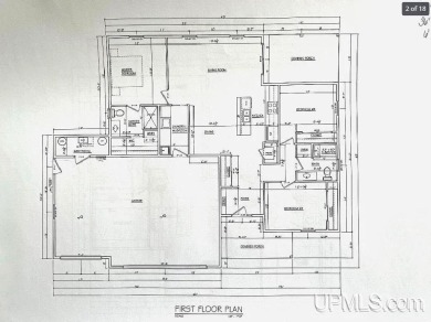This is still like a brand new home! Seller bought in 2023 and on Portage Lake Golf Course in Michigan - for sale on GolfHomes.com, golf home, golf lot