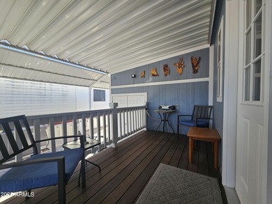 Spacious and elegant, this 2-bedroom, 2-bathroom home boasts a on Viewpoint Golf Resort in Arizona - for sale on GolfHomes.com, golf home, golf lot