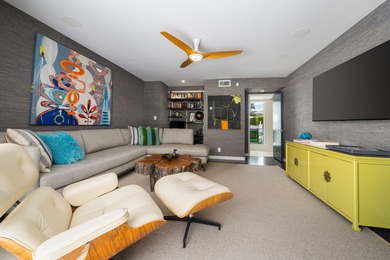 Discover this remarkable midcentury home situated on the 17th on Indian Canyons Golf Resort - North Course in California - for sale on GolfHomes.com, golf home, golf lot