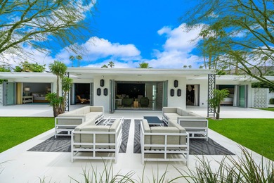 Discover this remarkable midcentury home situated on the 17th on Indian Canyons Golf Resort - North Course in California - for sale on GolfHomes.com, golf home, golf lot