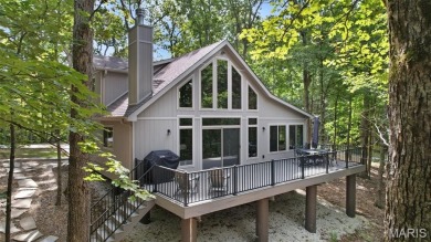 Completed in March 2025, this nearly brand-new chalet features on Innsbrook Resort Golf Course in Missouri - for sale on GolfHomes.com, golf home, golf lot