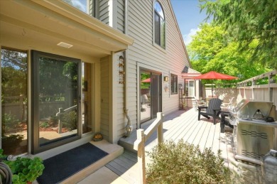 End-Unit Luxury with Golf Views, Abundant Light & Private Gate on Lake Barrington Shores Golf Course in Illinois - for sale on GolfHomes.com, golf home, golf lot