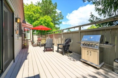 End-Unit Luxury with Golf Views, Abundant Light & Private Gate on Lake Barrington Shores Golf Course in Illinois - for sale on GolfHomes.com, golf home, golf lot