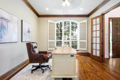 Situated on a beautifully elevated lot with mature trees and on The Golf Club At Twin Creeks in Texas - for sale on GolfHomes.com, golf home, golf lot
