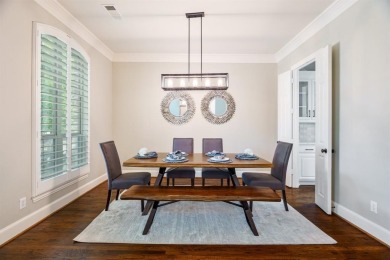 Situated on a beautifully elevated lot with mature trees and on The Golf Club At Twin Creeks in Texas - for sale on GolfHomes.com, golf home, golf lot