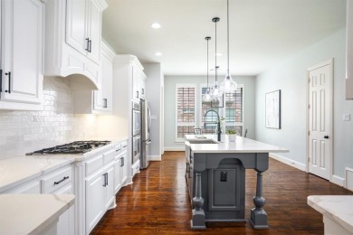 Situated on a beautifully elevated lot with mature trees and on The Golf Club At Twin Creeks in Texas - for sale on GolfHomes.com, golf home, golf lot