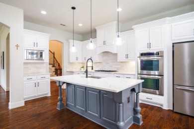 Situated on a beautifully elevated lot with mature trees and on The Golf Club At Twin Creeks in Texas - for sale on GolfHomes.com, golf home, golf lot