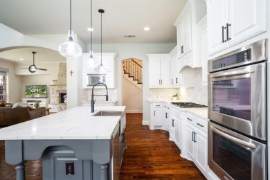 Situated on a beautifully elevated lot with mature trees and on The Golf Club At Twin Creeks in Texas - for sale on GolfHomes.com, golf home, golf lot