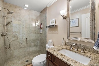 Experience luxury living in this beautifully renovated colonial on Forest Lake Country Club in Michigan - for sale on GolfHomes.com, golf home, golf lot