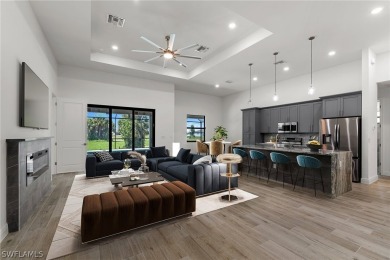 Modern Luxury in this New Construction Pool Home with 3 Bed + on Burnt Store Golf Club in Florida - for sale on GolfHomes.com, golf home, golf lot