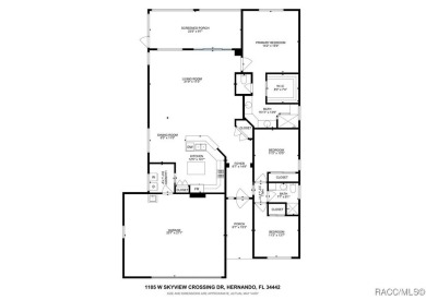 Beautiful Care-free Home in Terra Vista. 3 Bedrooms, 2 Baths  2 on Skyview At Terra Vista Golf and Country Club in Florida - for sale on GolfHomes.com, golf home, golf lot