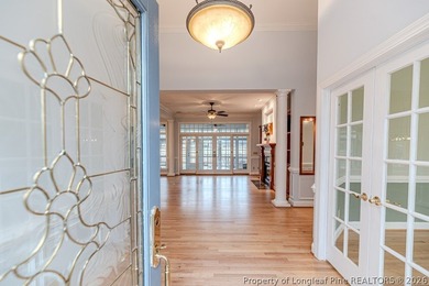 Golf-front living at its best in the gated community of Carolina on Carolina Trace Country Club in North Carolina - for sale on GolfHomes.com, golf home, golf lot