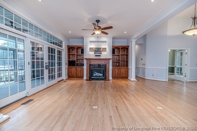 Golf-front living at its best in the gated community of Carolina on Carolina Trace Country Club in North Carolina - for sale on GolfHomes.com, golf home, golf lot