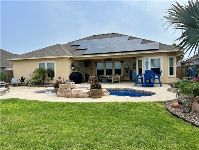 This beautiful Coquina Bay home was built in 2017 and is on Padre Isles Golf Course in Texas - for sale on GolfHomes.com, golf home, golf lot