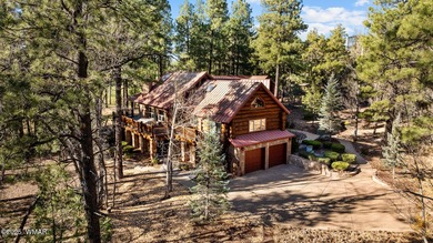 Incredibly rare full log home on the 15th fairway of the on Torreon Golf Club in Arizona - for sale on GolfHomes.com, golf home, golf lot
