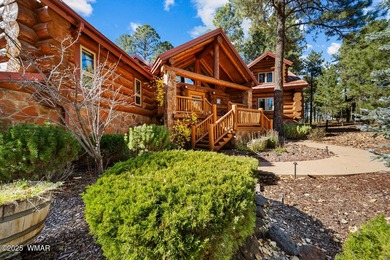 Incredibly rare full log home on the 15th fairway of the on Torreon Golf Club in Arizona - for sale on GolfHomes.com, golf home, golf lot