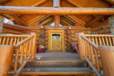 Incredibly rare full log home on the 15th fairway of the on Torreon Golf Club in Arizona - for sale on GolfHomes.com, golf home, golf lot