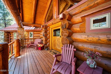 Incredibly rare full log home on the 15th fairway of the on Torreon Golf Club in Arizona - for sale on GolfHomes.com, golf home, golf lot