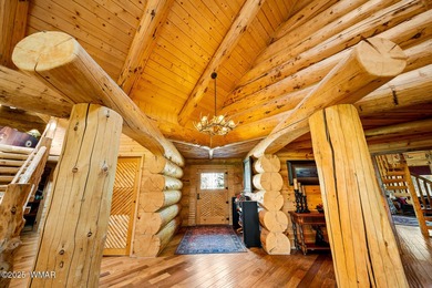 Incredibly rare full log home on the 15th fairway of the on Torreon Golf Club in Arizona - for sale on GolfHomes.com, golf home, golf lot