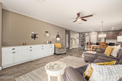 Situated on a. corner lot across from the 13th hole of Seville on Seville Golf and Country Club in Arizona - for sale on GolfHomes.com, golf home, golf lot