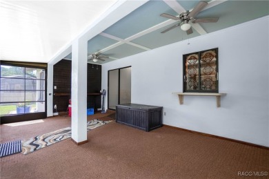 Discover this beautifully maintained 3-bedroom, 2-bathroom home on Sugarmill Woods Golf and Country Club in Florida - for sale on GolfHomes.com, golf home, golf lot