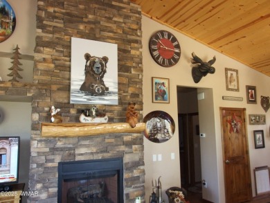 Gorgeous getaway in the beautiful White Mountains of Arizona on Bison Golf and Country Club in Arizona - for sale on GolfHomes.com, golf home, golf lot