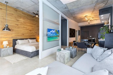 Oversized 1-bedroom loft-style condo (802 SF) at The Meridian on Miami Beach Golf Club in Florida - for sale on GolfHomes.com, golf home, golf lot