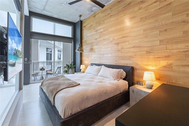 Oversized 1-bedroom loft-style condo (802 SF) at The Meridian on Miami Beach Golf Club in Florida - for sale on GolfHomes.com, golf home, golf lot