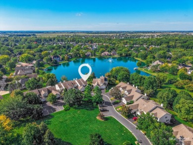 This exceptional townhome offers one of the most picturesque on Bliss Creek Golf Club in Illinois - for sale on GolfHomes.com, golf home, golf lot
