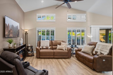 The HOME IS STUNNING Inside & Out....The Huge Triangular Lot is on Eagles Nest at Pebble Creek in Arizona - for sale on GolfHomes.com, golf home, golf lot