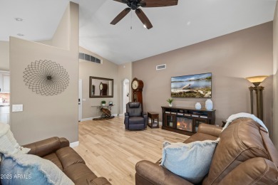 The HOME IS STUNNING Inside & Out....The Huge Triangular Lot is on Eagles Nest at Pebble Creek in Arizona - for sale on GolfHomes.com, golf home, golf lot