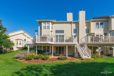 This exceptional townhome offers one of the most picturesque on Bliss Creek Golf Club in Illinois - for sale on GolfHomes.com, golf home, golf lot