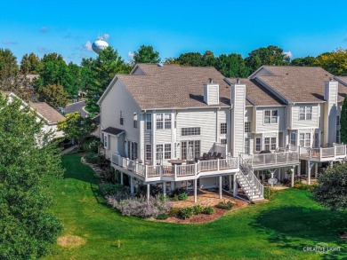 This exceptional townhome offers one of the most picturesque on Bliss Creek Golf Club in Illinois - for sale on GolfHomes.com, golf home, golf lot