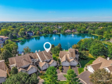 This exceptional townhome offers one of the most picturesque on Bliss Creek Golf Club in Illinois - for sale on GolfHomes.com, golf home, golf lot
