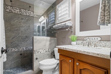 The HOME IS STUNNING Inside & Out....The Huge Triangular Lot is on Eagles Nest at Pebble Creek in Arizona - for sale on GolfHomes.com, golf home, golf lot