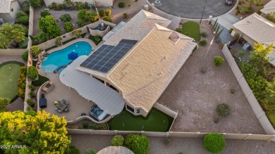 The HOME IS STUNNING Inside & Out....The Huge Triangular Lot is on Eagles Nest at Pebble Creek in Arizona - for sale on GolfHomes.com, golf home, golf lot