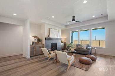 Thoughtfully designed single-level floor plan offers 3 bedrooms on Hunters Point Golf Club in Idaho - for sale on GolfHomes.com, golf home, golf lot