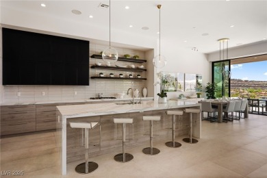 Perched high above the Las Vegas valley in guard-gated MacDonald on Dragon Ridge Country Club in Nevada - for sale on GolfHomes.com, golf home, golf lot