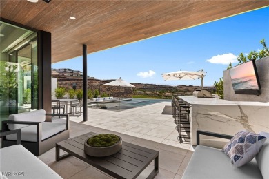 Perched high above the Las Vegas valley in guard-gated MacDonald on Dragon Ridge Country Club in Nevada - for sale on GolfHomes.com, golf home, golf lot