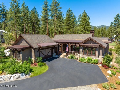 Step inside this enchanting Mountain Cottage, gracefully on Clear Creek Tahoe in Nevada - for sale on GolfHomes.com, golf home, golf lot