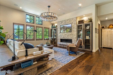 Step inside this enchanting Mountain Cottage, gracefully on Clear Creek Tahoe in Nevada - for sale on GolfHomes.com, golf home, golf lot