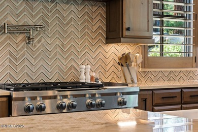 Step inside this enchanting Mountain Cottage, gracefully on Clear Creek Tahoe in Nevada - for sale on GolfHomes.com, golf home, golf lot