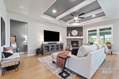 Stunning home on the 17th fairway of Red Hawk golf course! A on Hunters Point Golf Club in Idaho - for sale on GolfHomes.com, golf home, golf lot