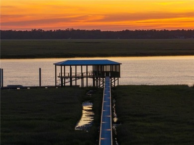 A rare deep-water offering on Sea Islandpletely renovated in on Ocean Forest Golf Club in Georgia - for sale on GolfHomes.com, golf home, golf lot