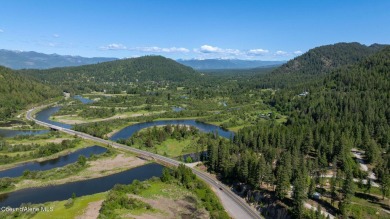 Breathtaking views of the Green Monarchs, Pack River Delta, Lake on The Idaho Club in Idaho - for sale on GolfHomes.com, golf home, golf lot