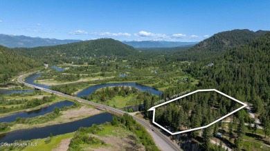 Breathtaking views of the Green Monarchs, Pack River Delta, Lake on The Idaho Club in Idaho - for sale on GolfHomes.com, golf home, golf lot