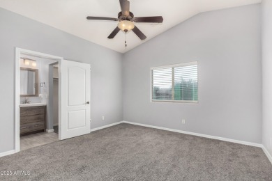 Contemporary two-story home offering 4 bedrooms and 2.5 baths on The Duke At Rancho El Dorado Golf Course in Arizona - for sale on GolfHomes.com, golf home, golf lot