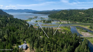 Breathtaking views of the Green Monarchs, Pack River Delta, Lake on The Idaho Club in Idaho - for sale on GolfHomes.com, golf home, golf lot